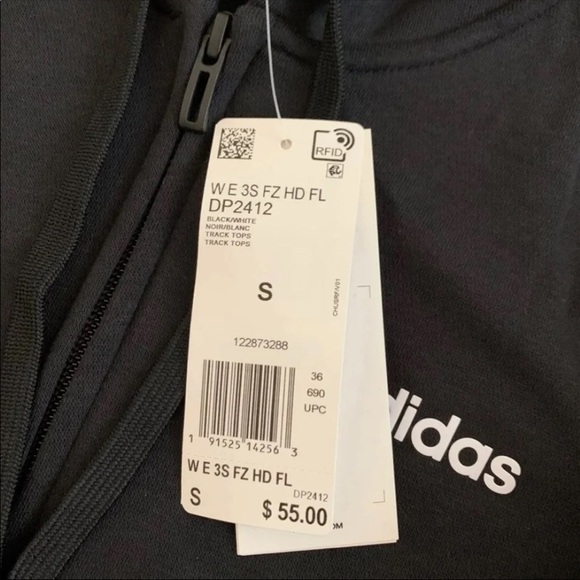 (NWT) Adidas Full-Zip Hoodie (S) Pants (XS) - Picture 3 of 9